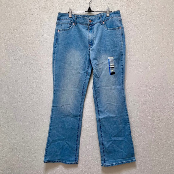 No Boundaries Denim - NWT No Boundaries Womens Mid Rise Bootcut Jeans Light Wash Size 17